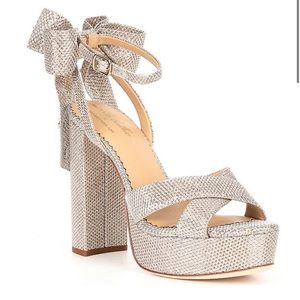 Antonio melani × Nicola Bathie Lila Bow Detail Platform
Dress Sandals